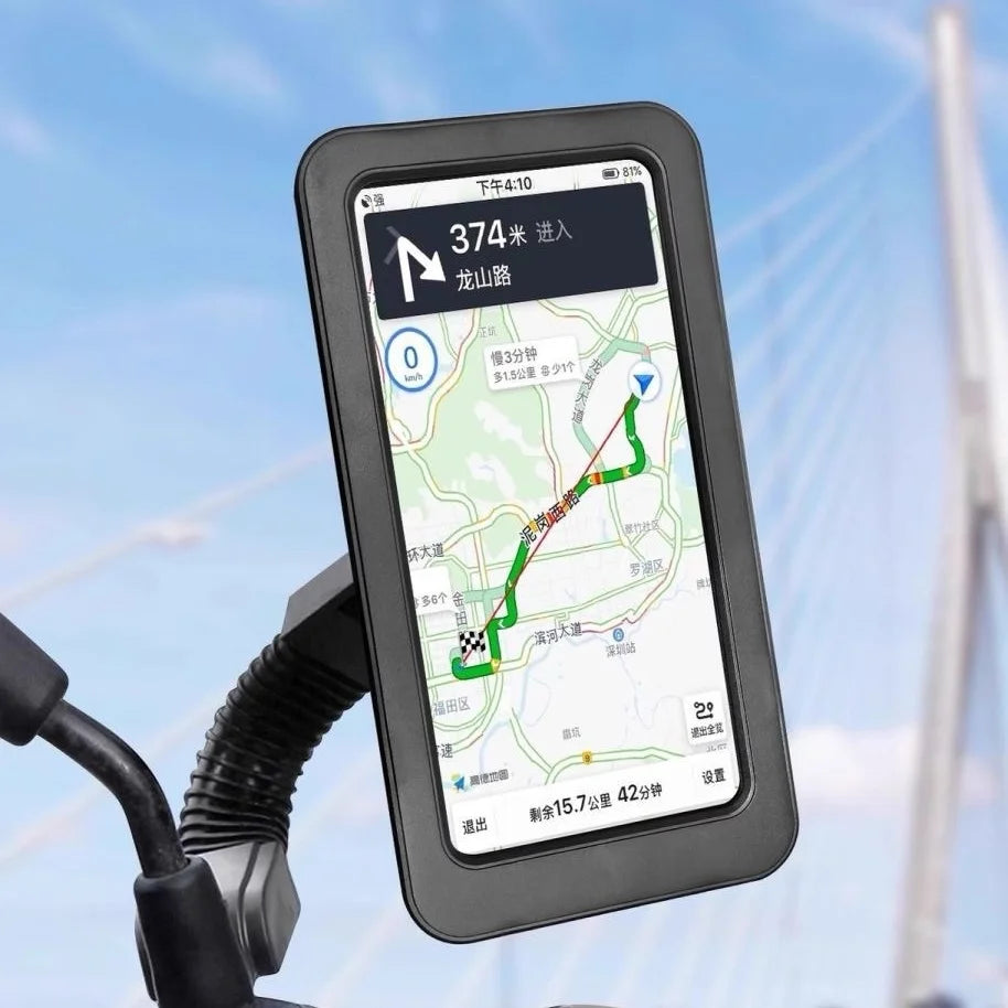 Yisen Universal 360 Rotating Motorcycle and Bicycle Phone Holder Adjustable Mobile Phone Holder