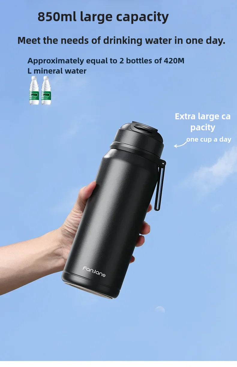 1000ML Thermos Bottle Cup with Magnetic Tea Infuser Stainless Steel Coffee Vacuum Bottle Keep Cold Hot Business Gift