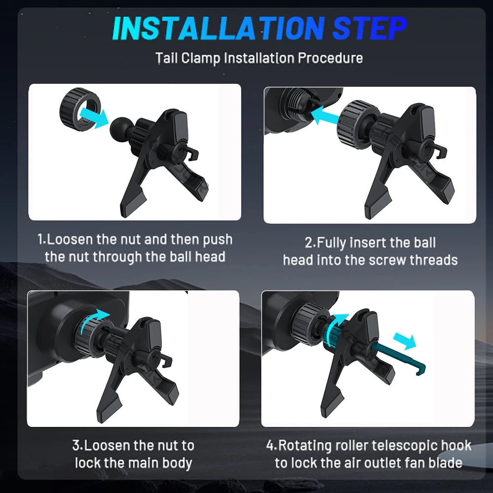 Car Wireless Charger for Samsung Galaxy Z Fold 6/5/4 Flip 4/3 S24 S23 Wireless Car Charger Dual Coil Fast Charging Car Air Vents