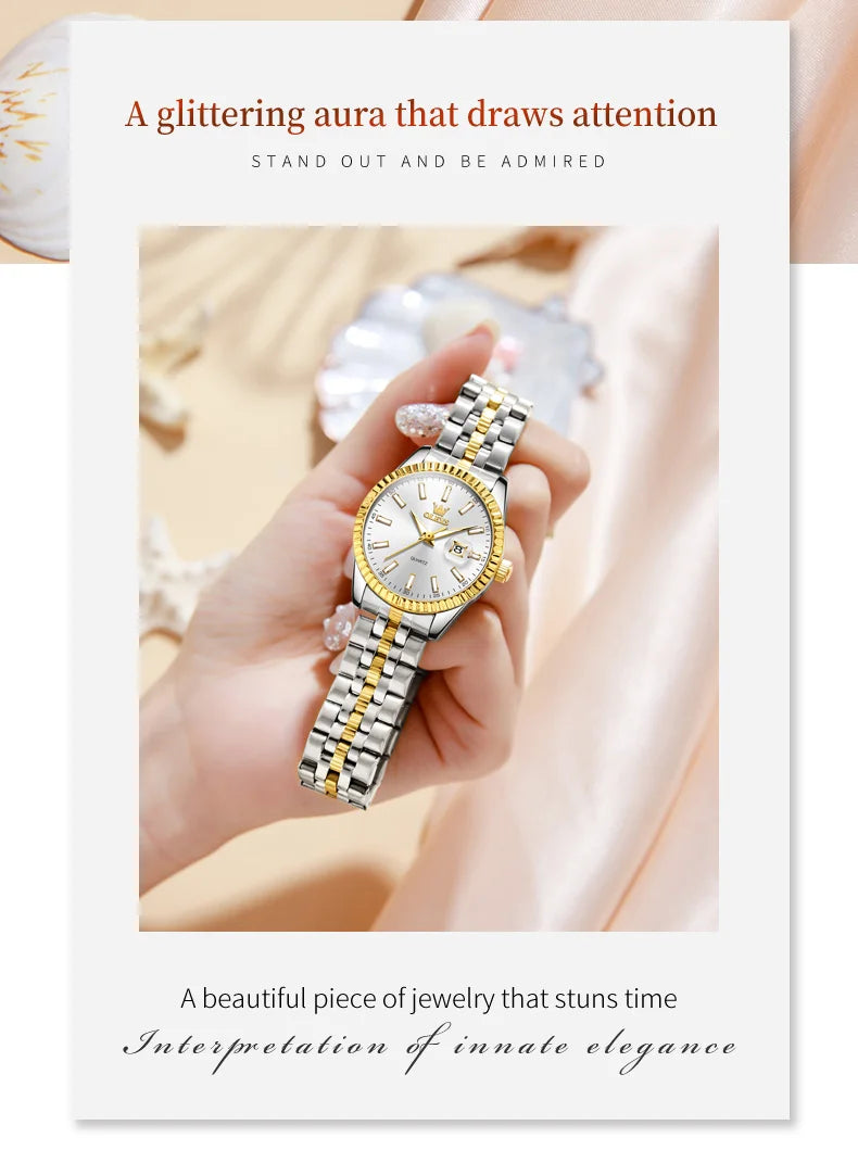 MYeasyBreeze™ Montre femme acier inoxydable