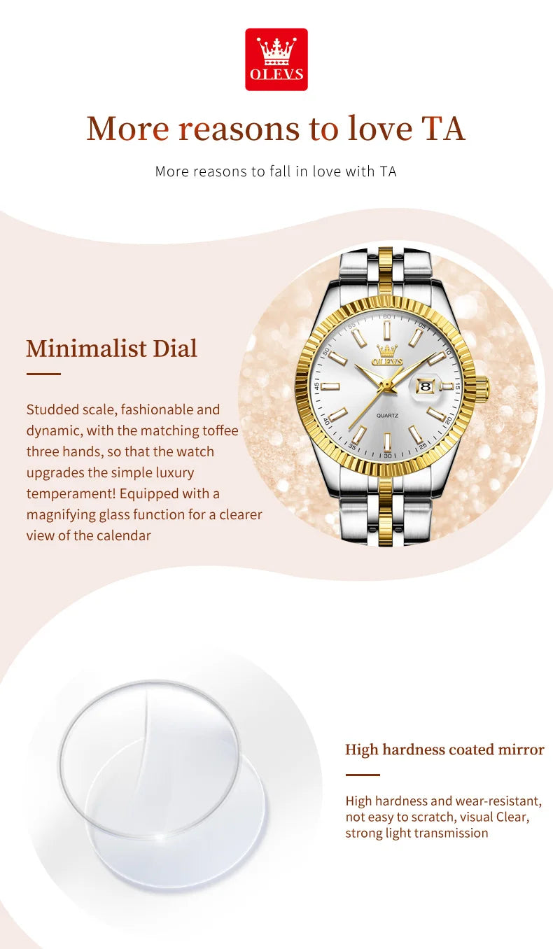 MYeasyBreeze™ Montre femme acier inoxydable