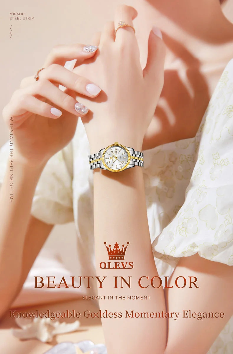 MYeasyBreeze™ Montre femme acier inoxydable