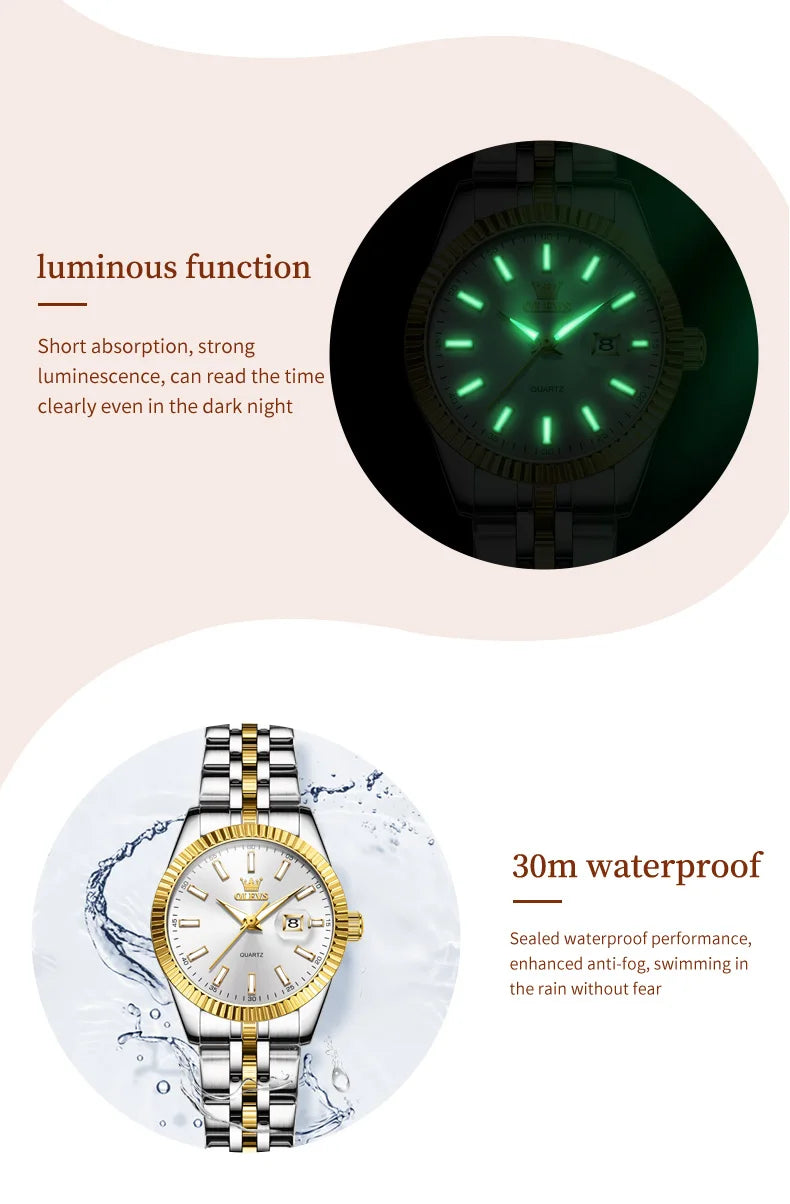 MYeasyBreeze™ Montre femme acier inoxydable