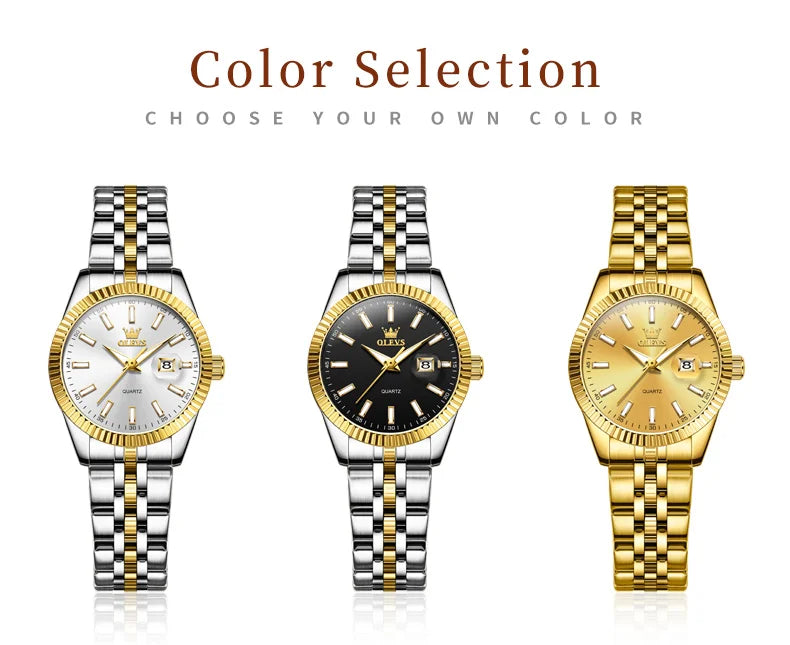 MYeasyBreeze™ Montre femme acier inoxydable