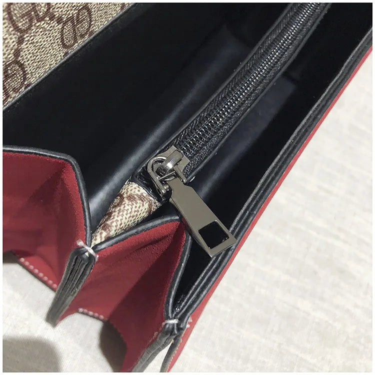 Luxury Bag 2025 New Trendy Fashion Dionysus Bag Retro Print Mini Shoulder Crossbody Chain Women's Bag