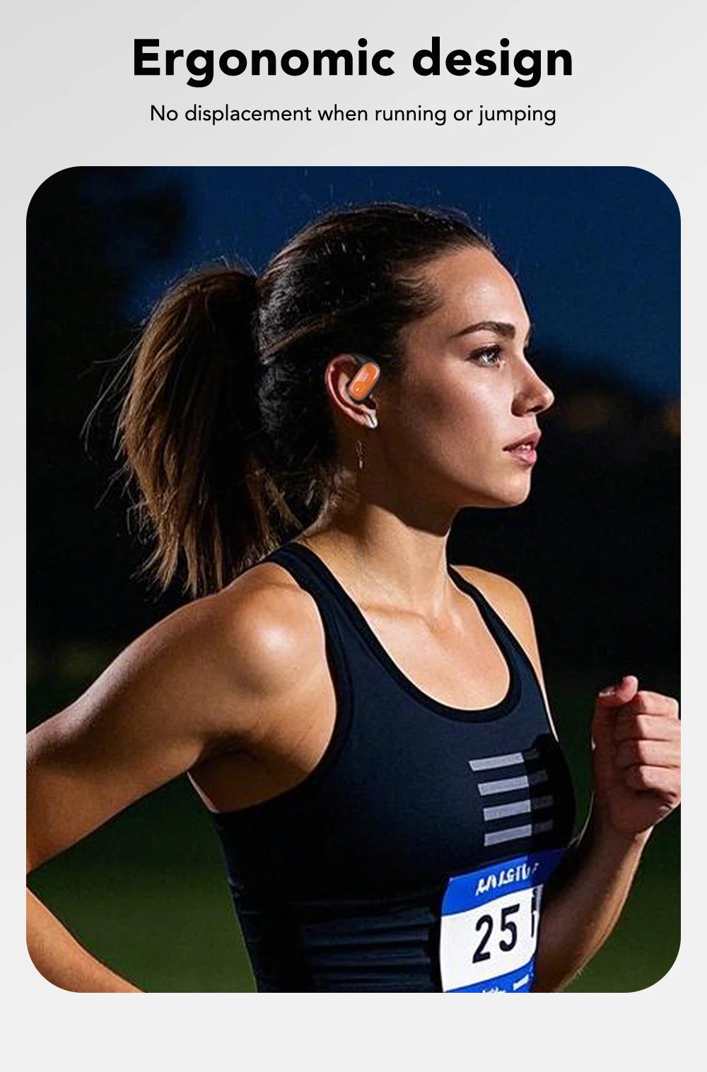 [Quicksand] MINISO MS185 Wireless Headphones Luminous Quicksand OWS Sports Bluetooth Earphones with Mic 8 Hours Long-Lifetime