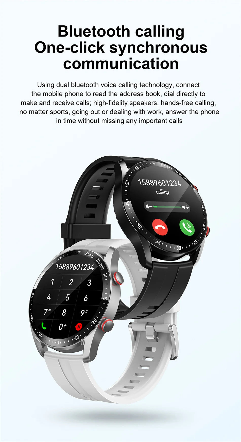 2025 New Outdoor Sports Smart Watch Men GT Series 1.53 inch AMOLED Screen Sports Watch ECG+PPG Health Smartwatch Man For Huawei