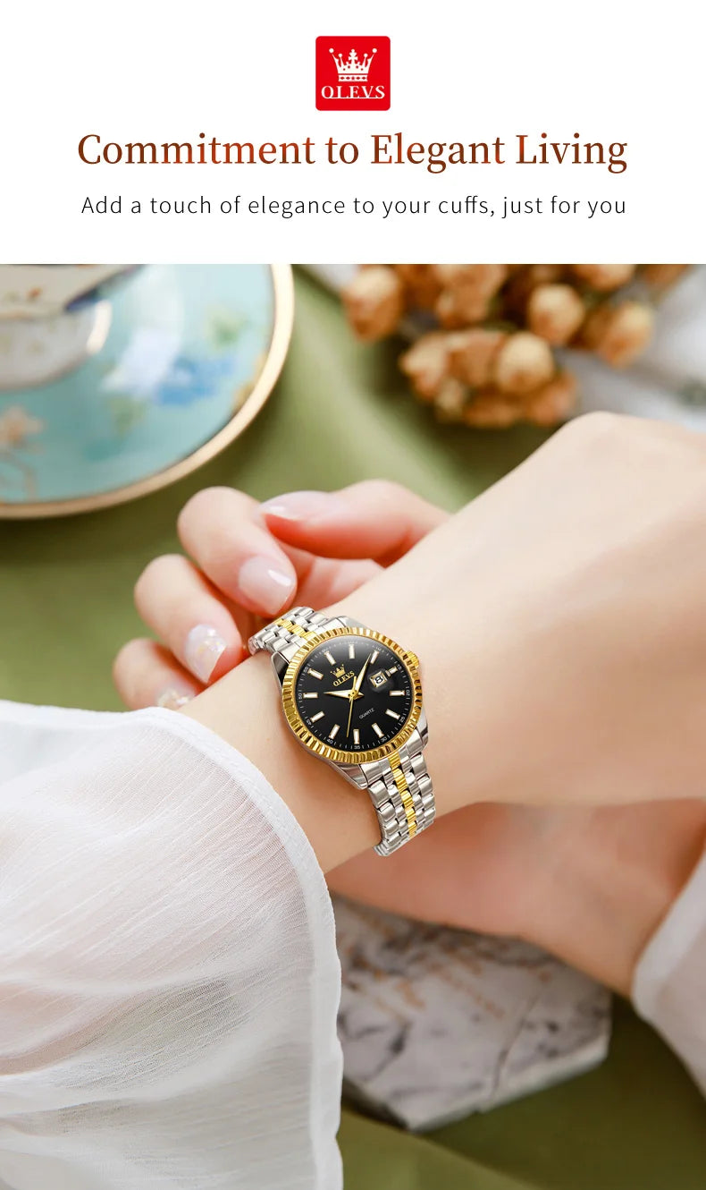 MYeasyBreeze™ Montre femme acier inoxydable